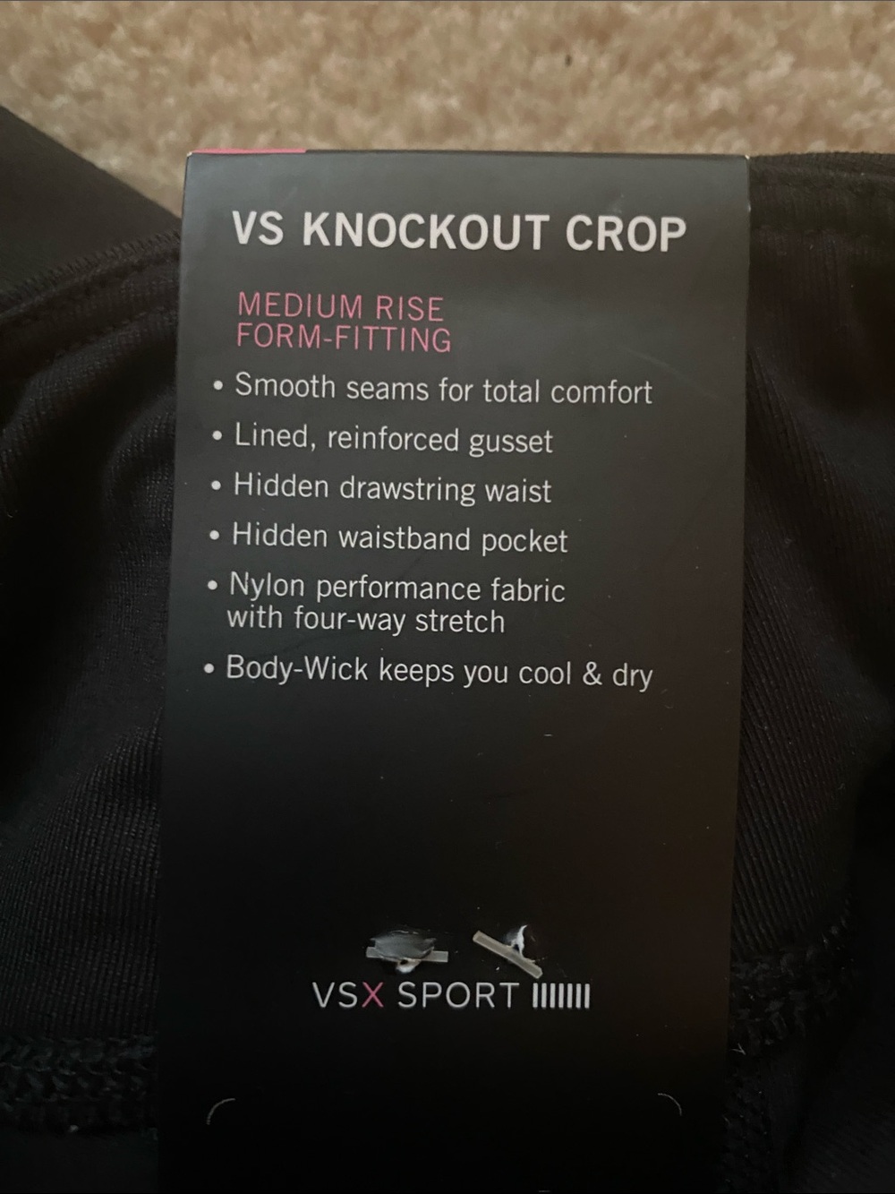 VSX sport 32D sports bra and knockout crop set small - Picture 4 of 7